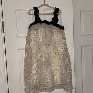 Zara Kids Black and Cream Formal Dress